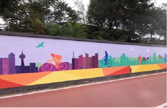 常德墙体彩绘-围墙