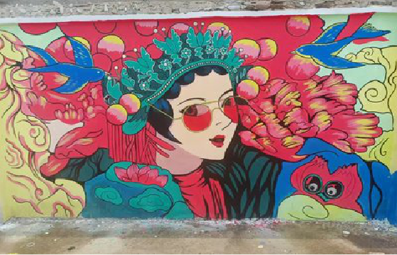 常德墙体彩绘-网红墙