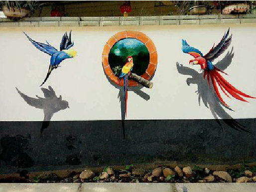 常德视觉错位-3D墙绘设计