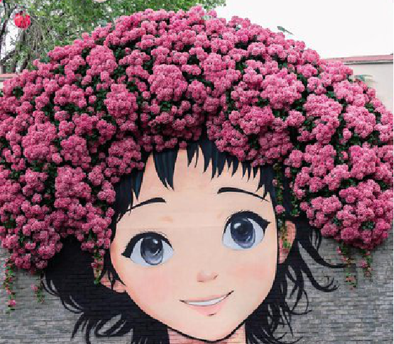 常德墙体彩绘-网红墙打卡