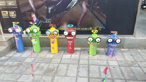 常德商业区彩绘