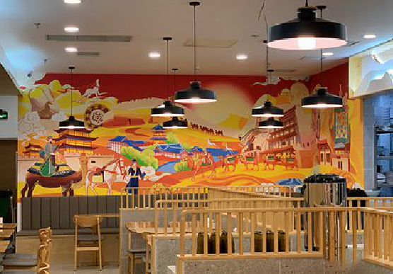 常德商业空间彩绘介绍。