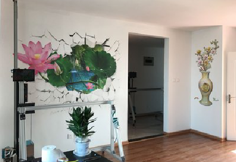 常德墙体彩绘相比墙纸的优势。