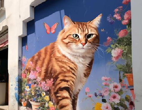 常德自己绘制有个性的手绘墙