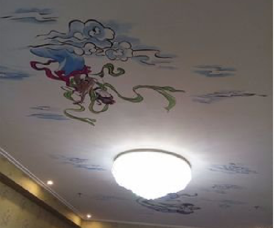 常德如何快速绘制天花板上的手绘墙?