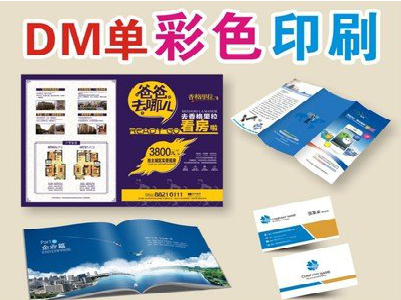 常德单页印刷,色彩搭配简单。