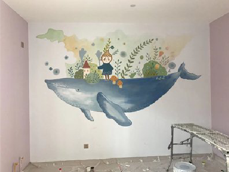 常德手绘墙的特点及优势。